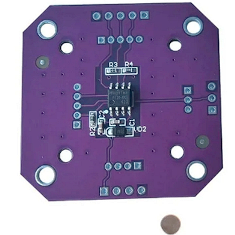 Magnetic Encoder MT6701 Magnetic Induction Angle Measurement Sensor Module 14 Bit High Precision Can Perfectly Replace AS5600 2